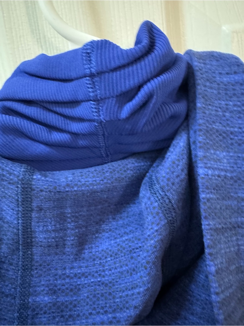 Lululemon | Daily Practice Casual Activewear Hoodie Space Dye Blue Jacket Size 2 - Picture 11 of 14